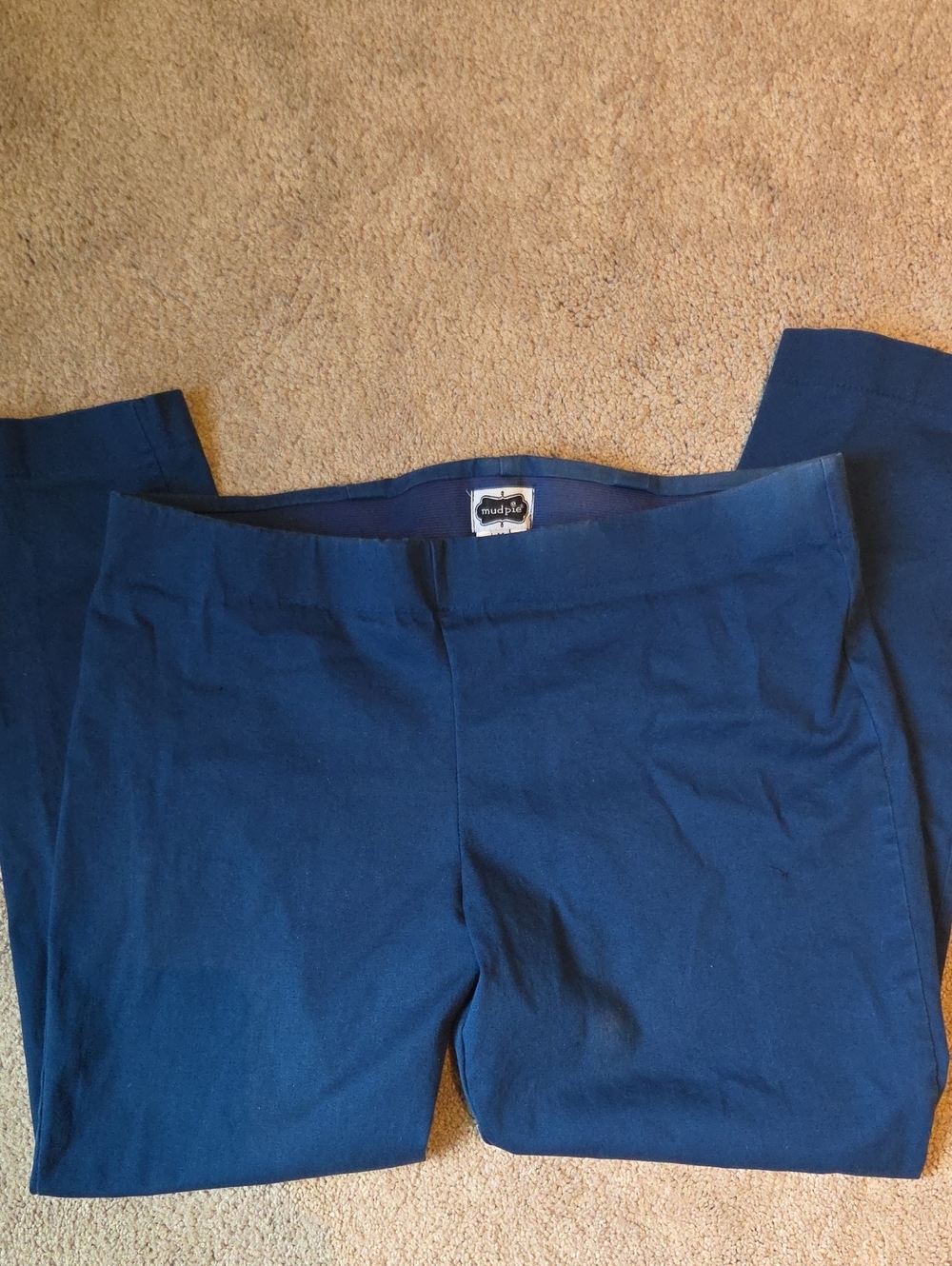 Mud Pie Navy Blue Stretch Ponte Pants